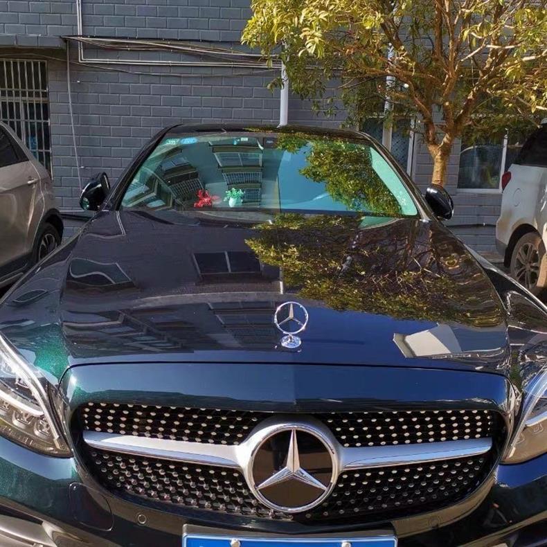 Mercedes-Benz E300L engine hood emblem, C200 modification, E260 original, C180 black E engine hood, S emblem