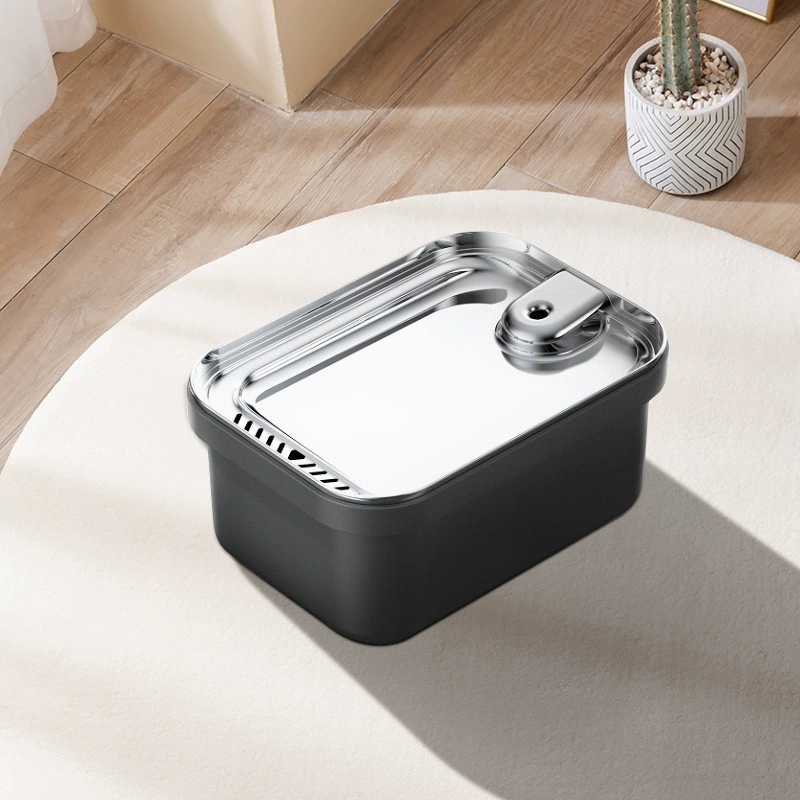 Индивидуальный умный диспенсер для воды для домашних животных полимерная литиевая батарея с постоянной температурой Автоматическая циркуляционная вода из нержавеющей стали Кормушка для кошек