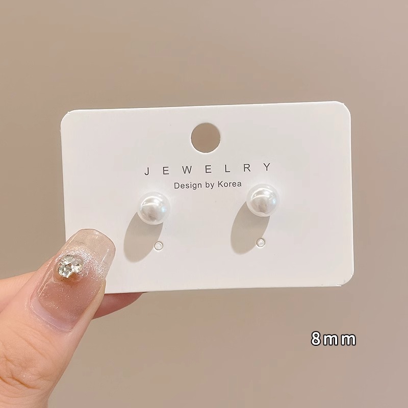 Cubic Zirconia And Pearl Stud Earrings, Delicate And Versatile For Work, Commute And Daily Wear. Hypoallergenic, Tarnish-resistant And Durable For Lon_voghion.com