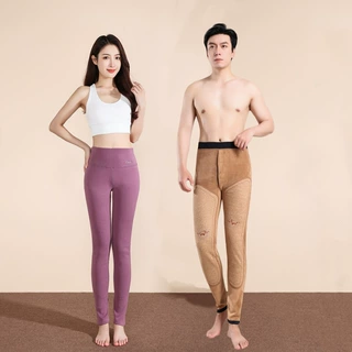 德绒秋裤内穿冬季加绒加厚保暖裤无痕线裤高腰打底棉毛裤男女同款