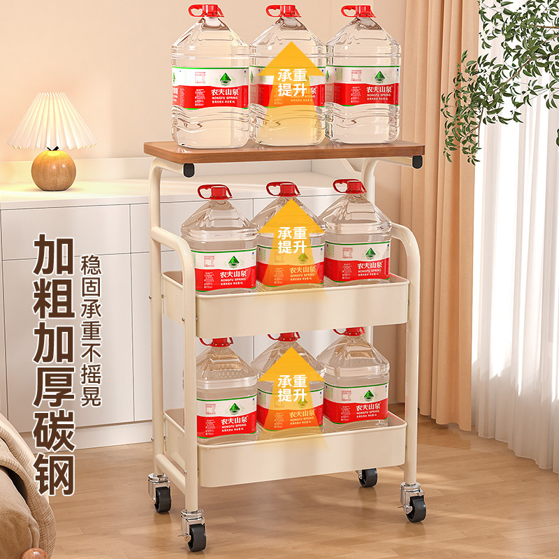 沙发茶几可移动小推车零食收纳置物架小桌子客厅边几落地床边茶几|undefined
