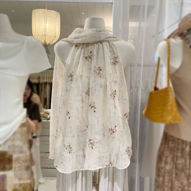 Thirteen Lines 2026 Summer Gentle Style Shawl Faux Two-Piece Pullover Shirt with French Design and Heavy Craftsmanship for Women