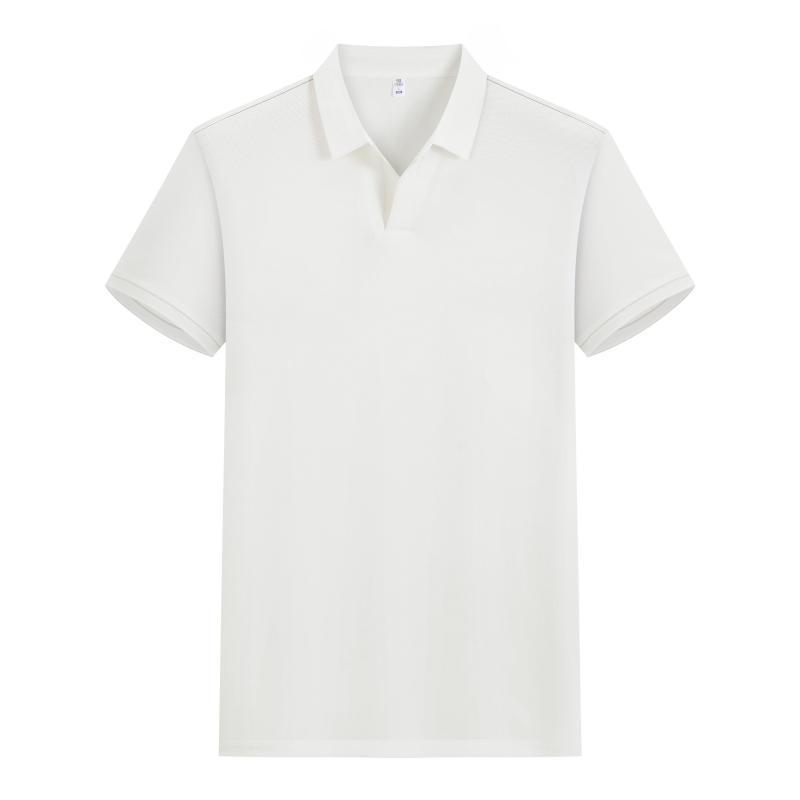 200G camiseta polo 2025 verano de manga corta ropa de trabajo de hombres y mujeres logotipo de impresión personalizado