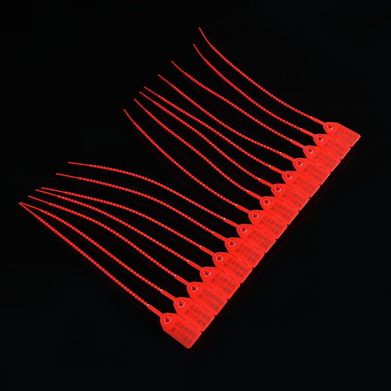 防伪一次性标签扣塑料标签条塑料吊牌标签防盗防伪防调包标签牌