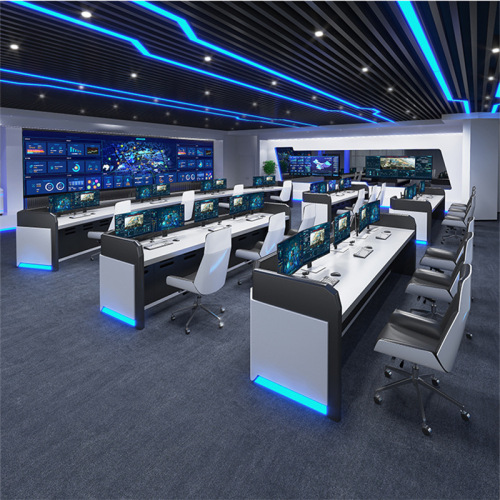 Painted Control Console Command Monitoring Console Operating Console Multimedia Control Desk Workbench Dispatch Console Operating Console