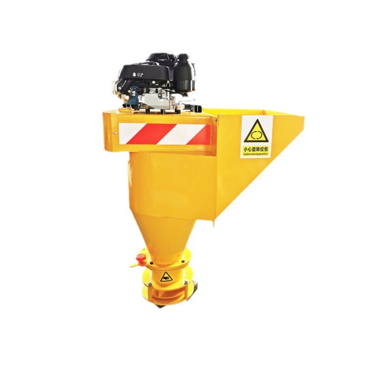 小型车挂式的除冰剂撒布机 离心式汽油除雪撒盐设备 道路机械