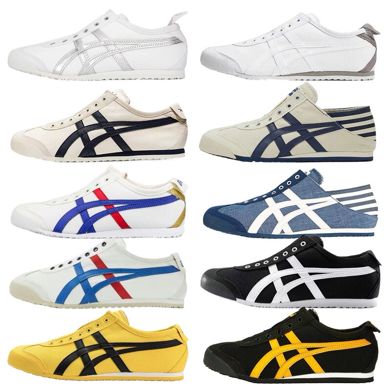 2024 Onitsuka Tiger New High-Version Shoes from Putian, Breathable Low-Top Slip-On Canvas Casual Couple Canvas Shoes for Men and Women