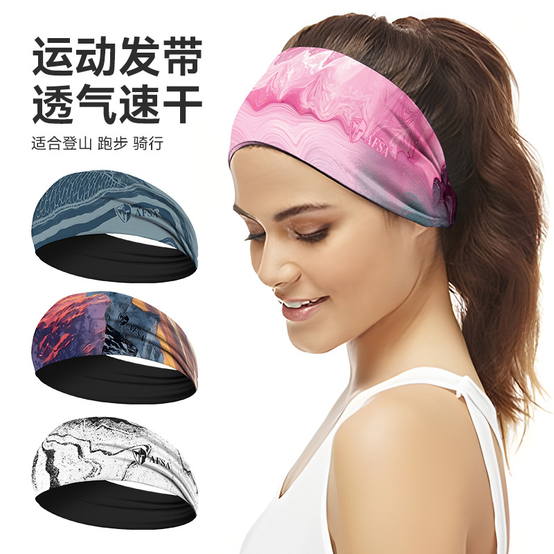 Sports Headband, Men's Headband, Women's Antiperspirant Band, Sweat-Absorbent Headscarf, Fitness Basketball Headband, Running Headband, Anti-Sweat Headband