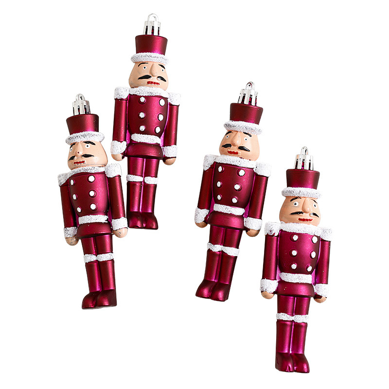 Bola de Navidad en forma especial Bola de árbol de Navidad colgante de vacaciones decoraciones colgante de plástico color mezclado lote