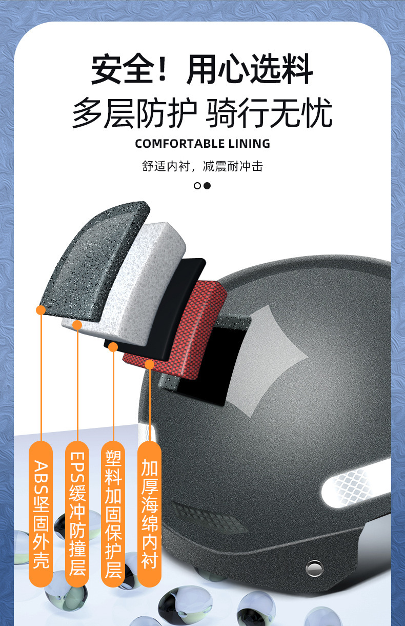 3C Certified Electric Motorcycle Helmet for Men and Women