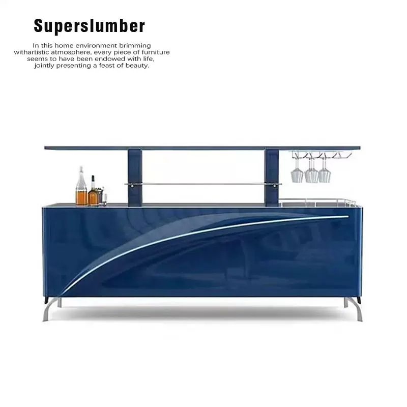 意式极简餐边柜轻奢高级感别墅家用现代设计师罗奇堡自动升降酒柜