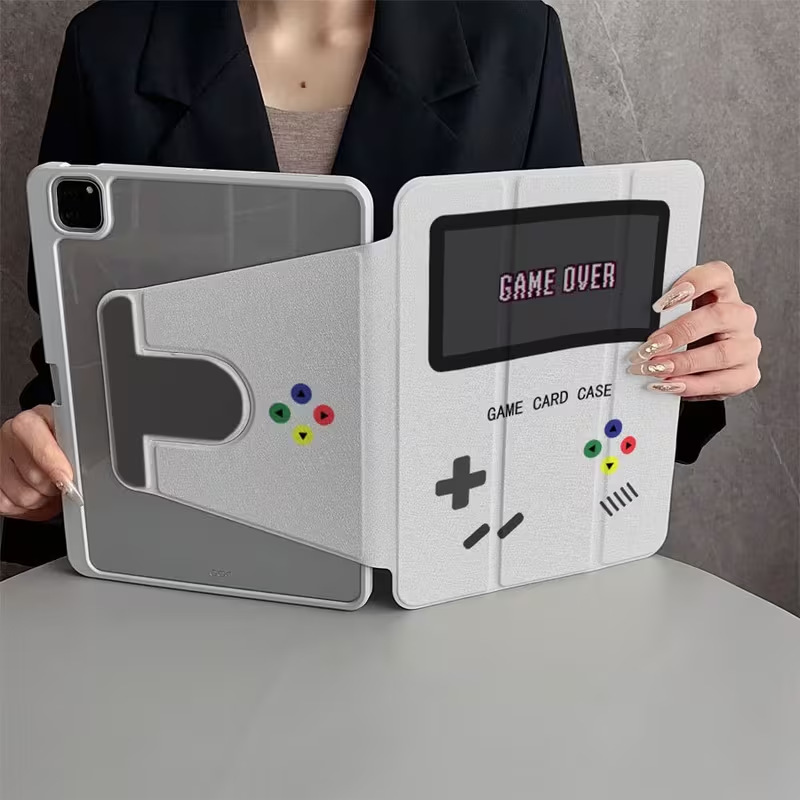 Creative Game Console Handle Pattern Design Suitable for iPad 11Th Generation A16 Tablet Protective Case 10Th/10.9Inch