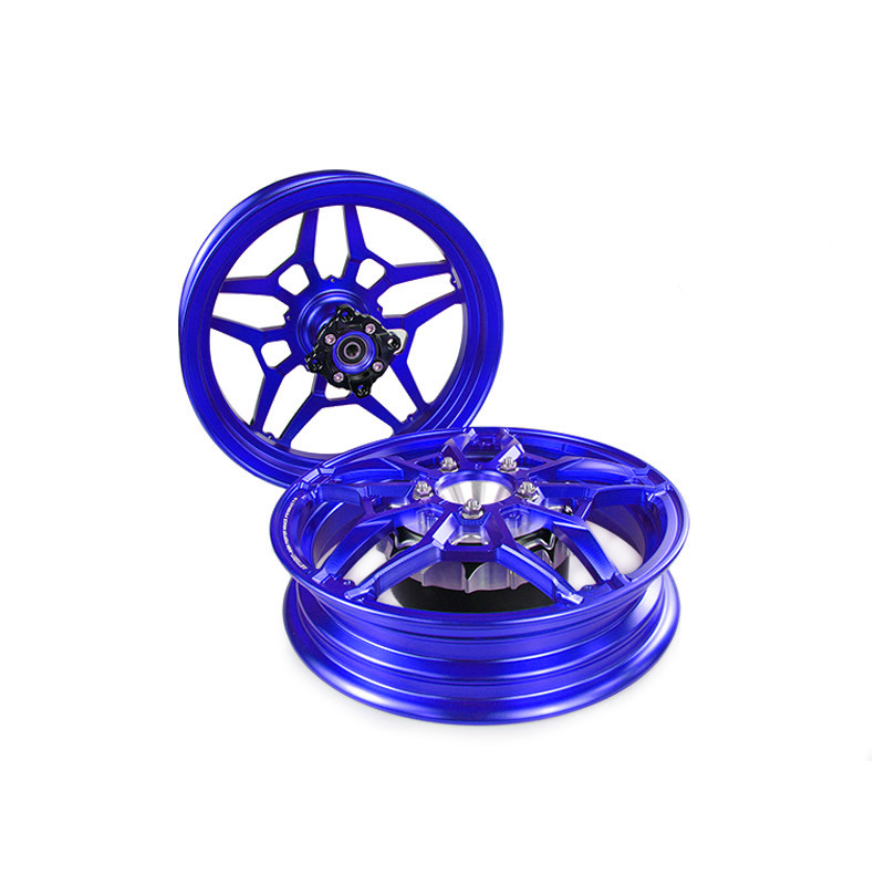 Suitable for Honda Giorno 125 Motorcycle Front and Rear Wheel Hubs Cnc Aluminum Alloy Thickened Wheel Rim Assembly Modification