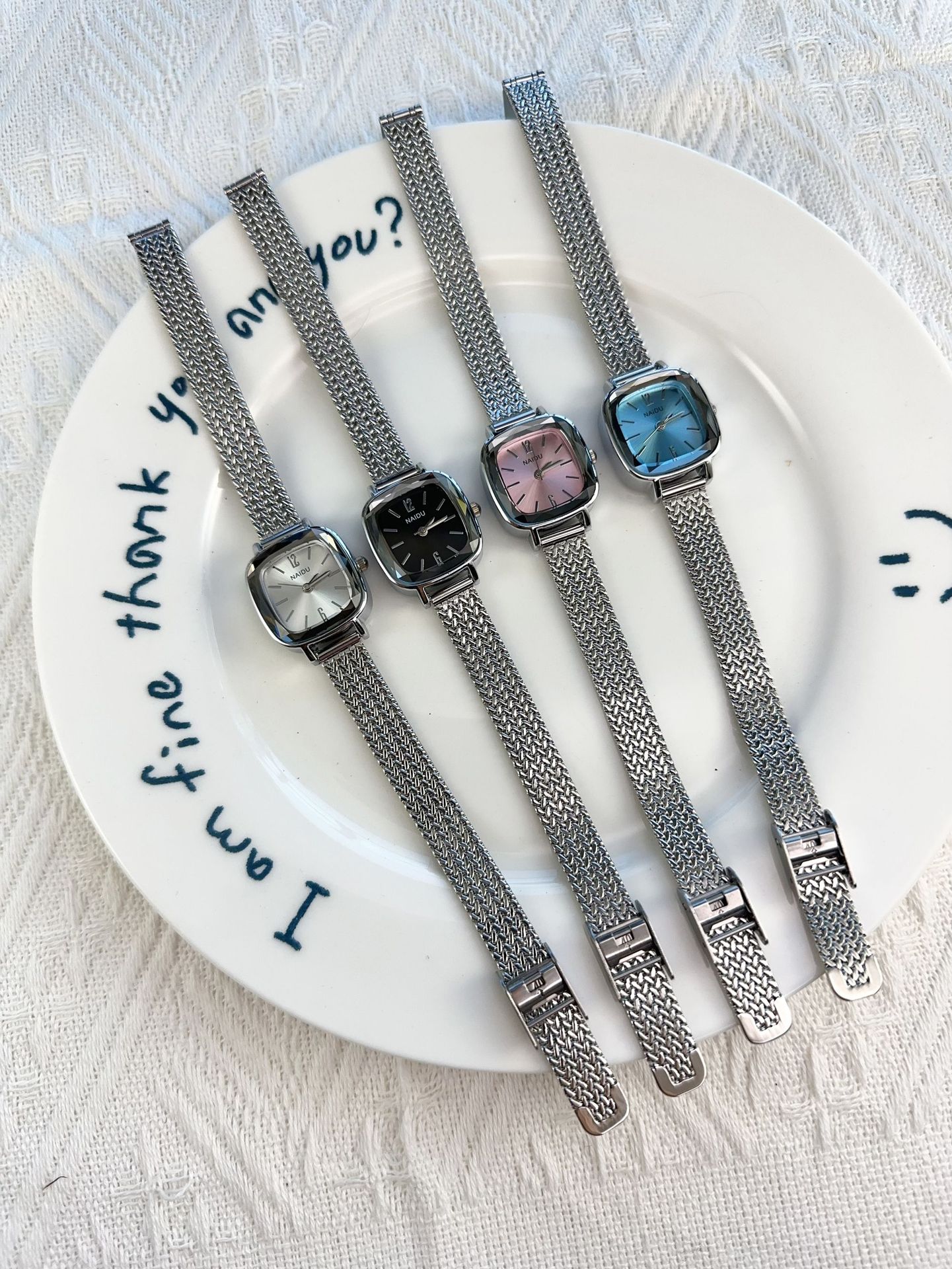 35g Weight Ordinary Glass Mirror Material Imitation Leather Strap Material Watch Classification Pointer Display Type Folding Buckle Buckle Style Square Dial Shape Casual, Daily Occasion Quartz Movement Solid Color Pattern Women's Gender Classic Style Style Classic Style Solid Color Folding Buckle Quartz Watch Women's Watches 10