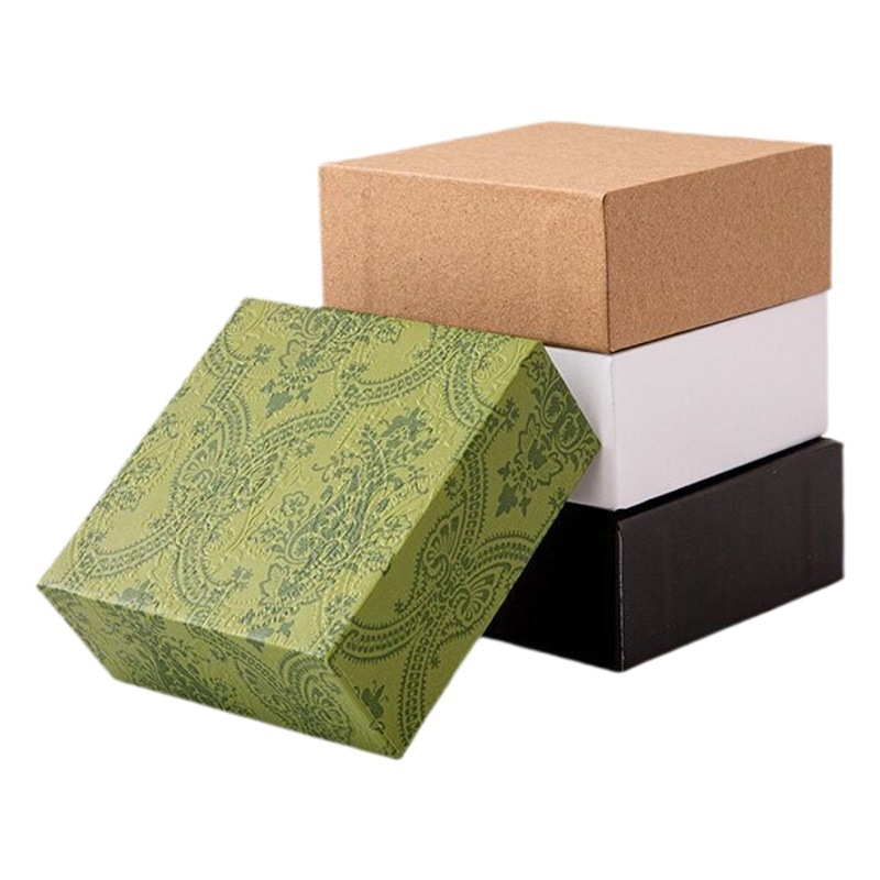 Caja de Joyería Creativa de Moda en TikTok, Caja para Collares, Pendientes, Anillos, Tapa y Base para Caja de Joyería, Caja de Empaque para Joyería