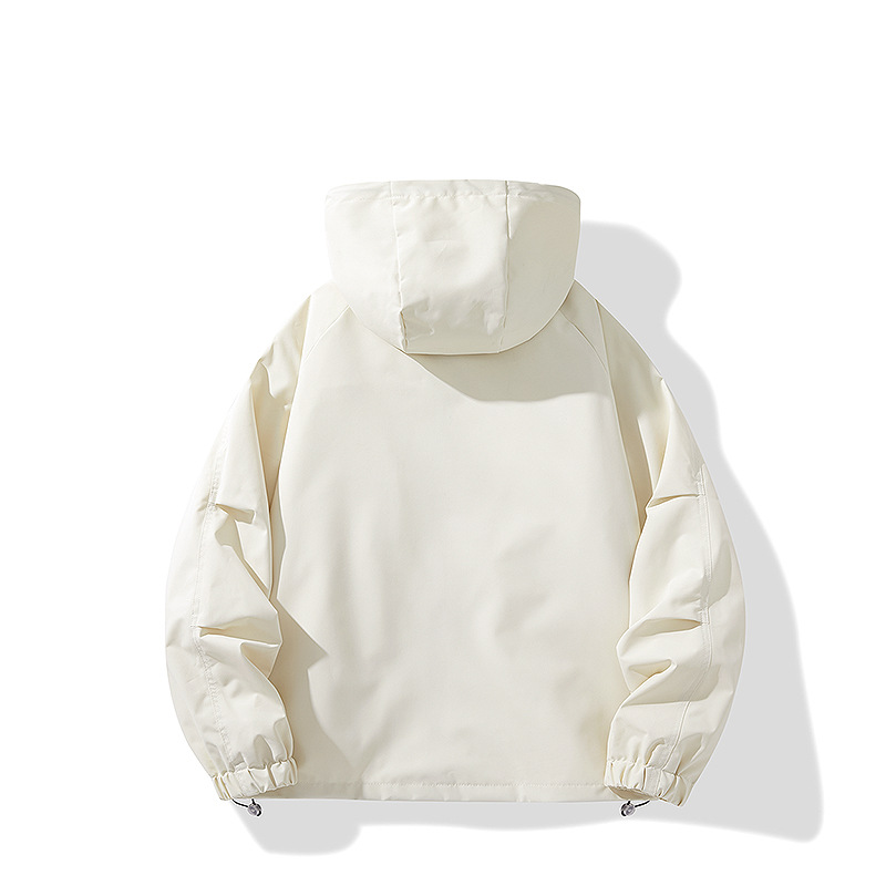 Chaqueta de trabajo de moda hombre primavera y otoño nuevo cardián retro color sólido chaqueta de hombre chaqueta casual