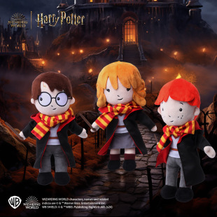 Q Version Harry Potter Academy Stuffed Doll Magic World Peripheral Magic Robe Doll Student Gift Station Doll