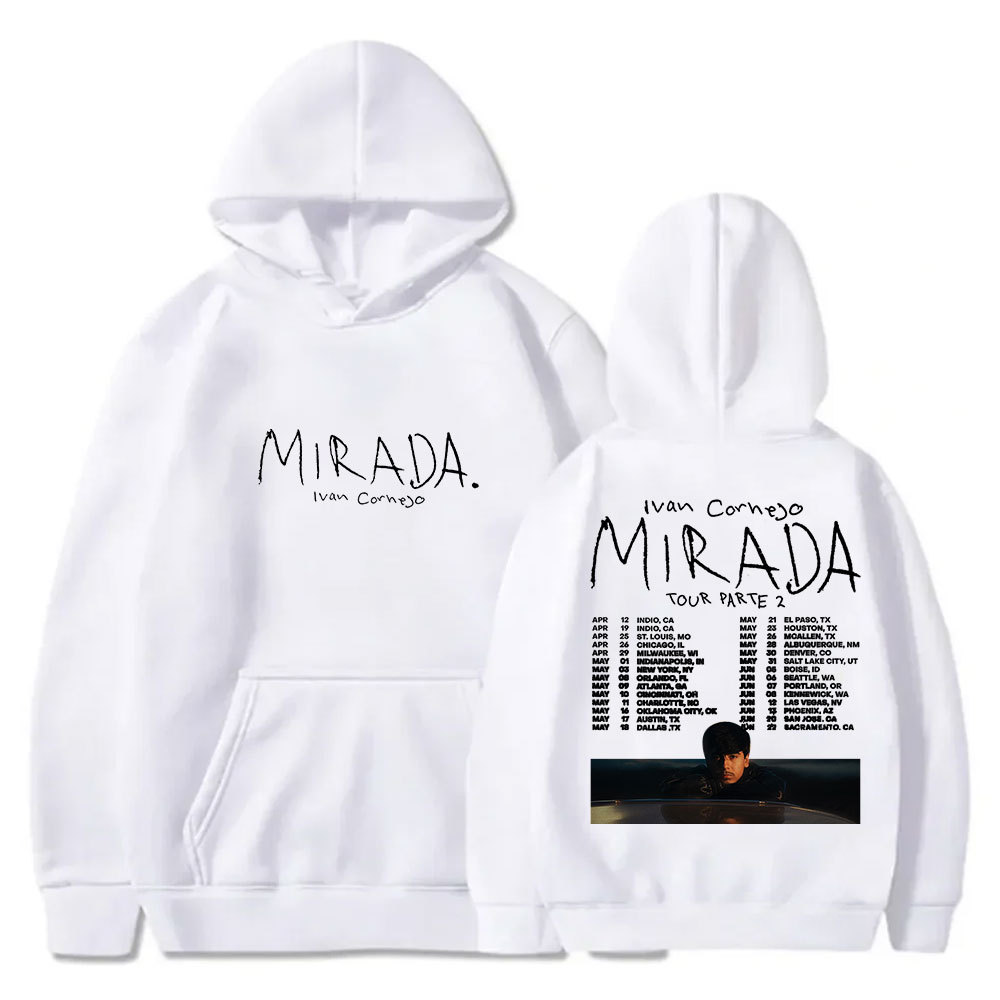 Ivan Cornejo mirada viaje suéter con capucha moda femenina sudadera con capucha tendencia linda