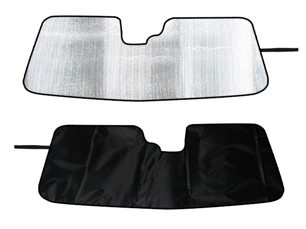 Black and silver sunshade for 2123 Ford Bronco, front windshield sunshade, sun protection car sunshade
