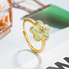 Small design advanced ring jade, trend of season, high-quality style
