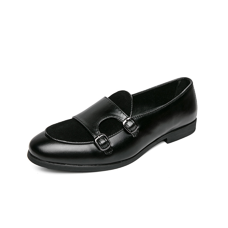 Transfronterizos zapatos de cuero de alto nivel bajo 2022 primavera y otoño nuevos zapatos casuales de hombre de punta británicos, zapatos de base suave. image 7