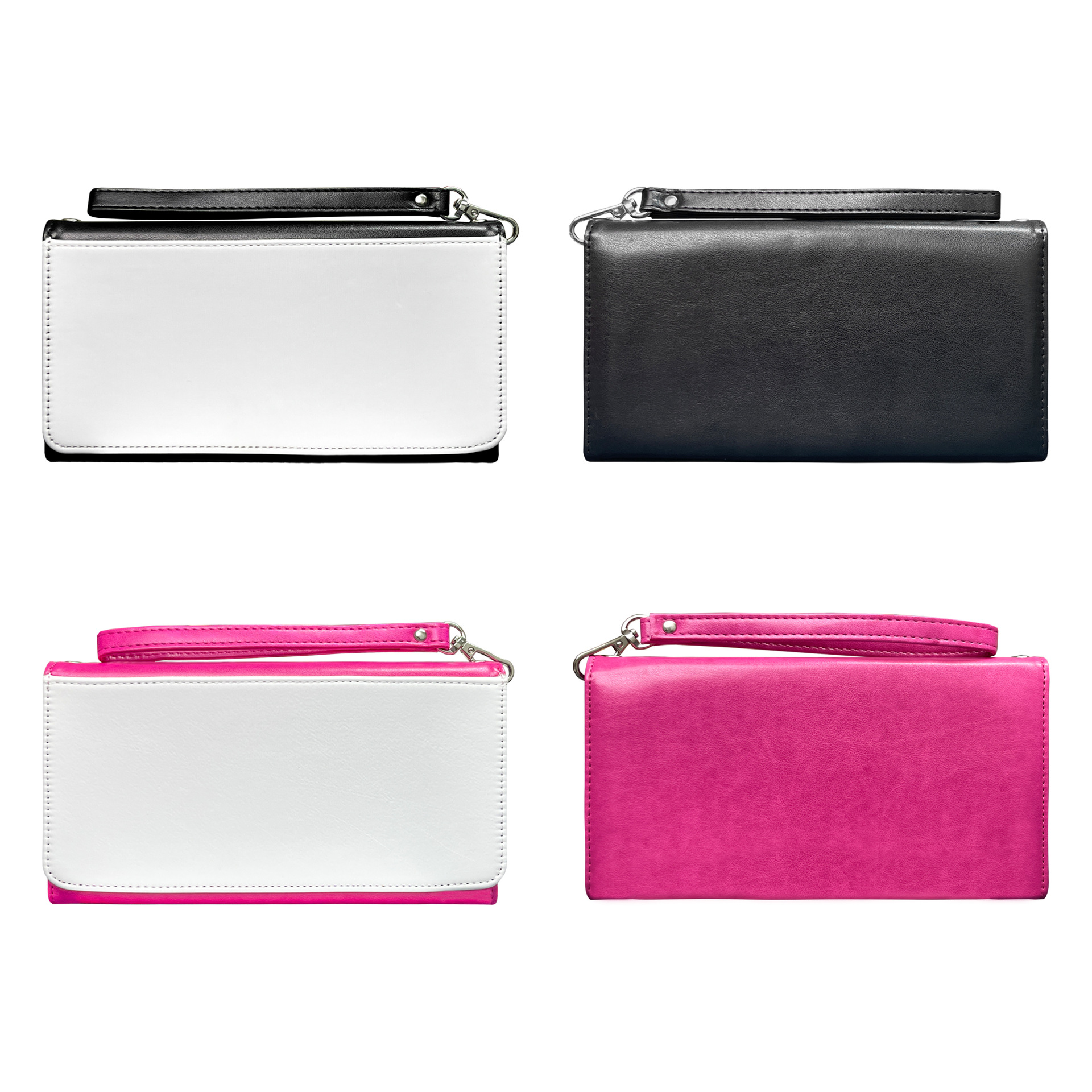 Suministro directo de fábrica de transferencia de calor sublimación en blanco billetera de mujer bolso de mano paquete colgante transferencia de calor material en blanco