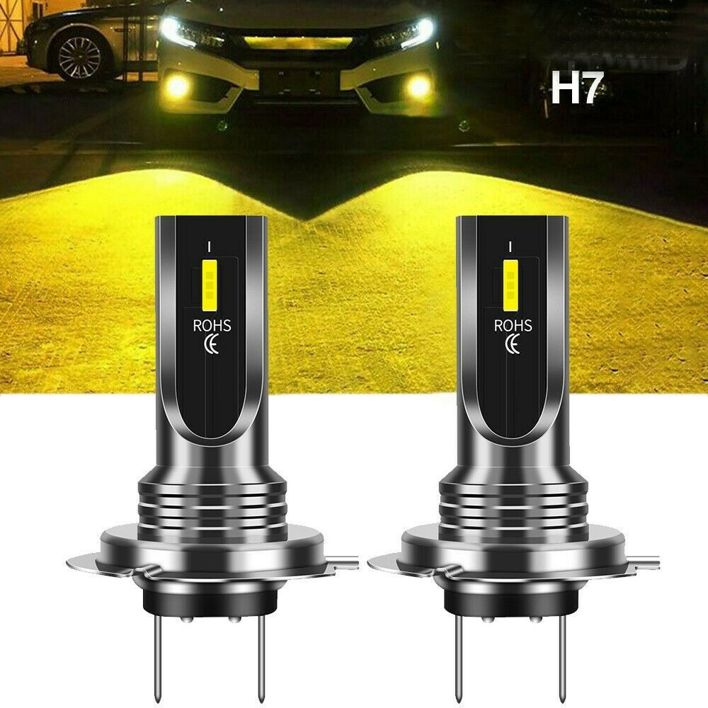 Lámpara de niebla del automóvil H7 H8 / H11 9005 CSP perlas de luz del automóvil luz blanca hielo azul luz amarilla image 4