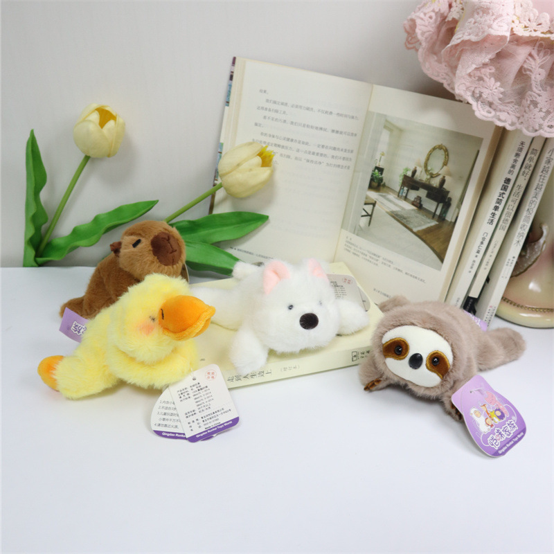 正品磁吸车贴冰箱贴桌伴玩偶系列可爱动物掌中宝公仔毛绒玩具礼物