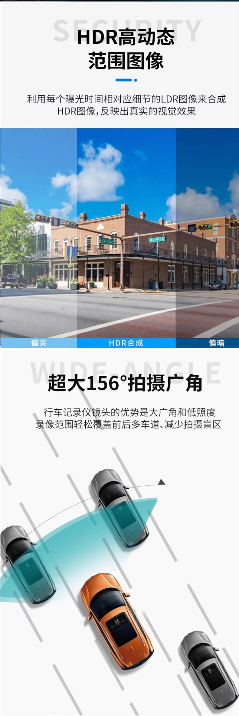 Car Rearview Mirror Driving Recorder 2025 New Model Wire-Free Front and Rear Dual-Camera Car Reversing Image Digital Dog