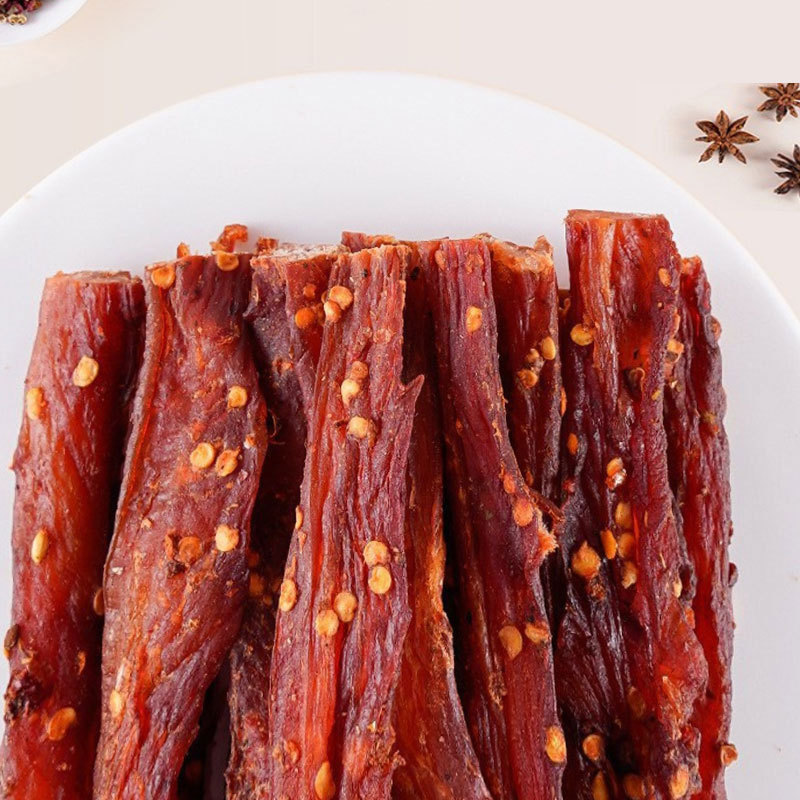Dried Chicken Breast Strips, High-Protein, Anti-Hungry, Chewy, Fitness Snacks, Leisure Food, Wholesale from Manufacturers