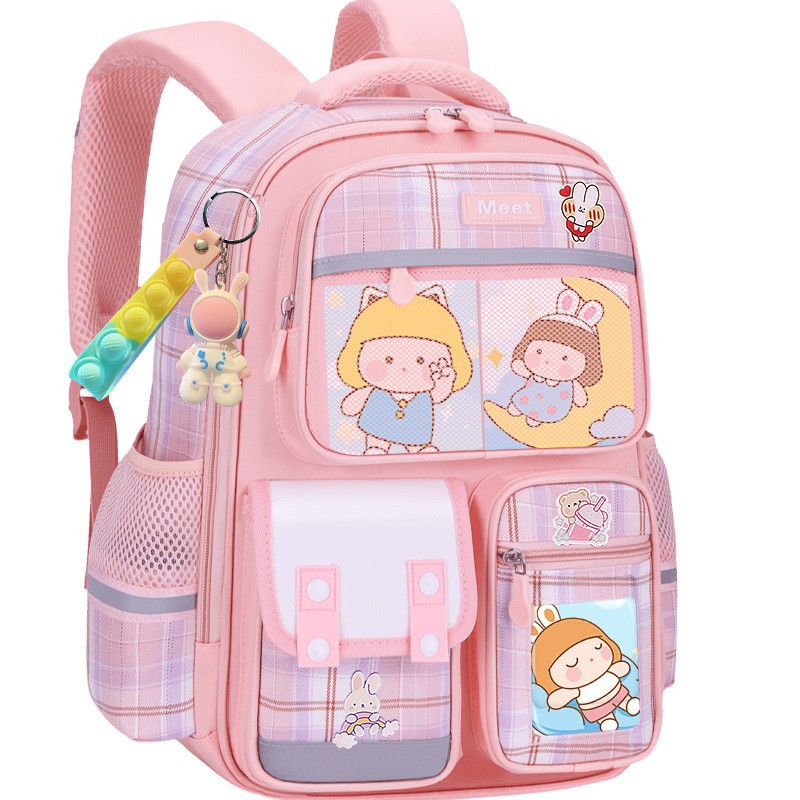 26 nuevas mochila de estudiantes de primaria para mujeres 1 - 2 - 3 - 6 - 9 grados mochila de hombro para niños