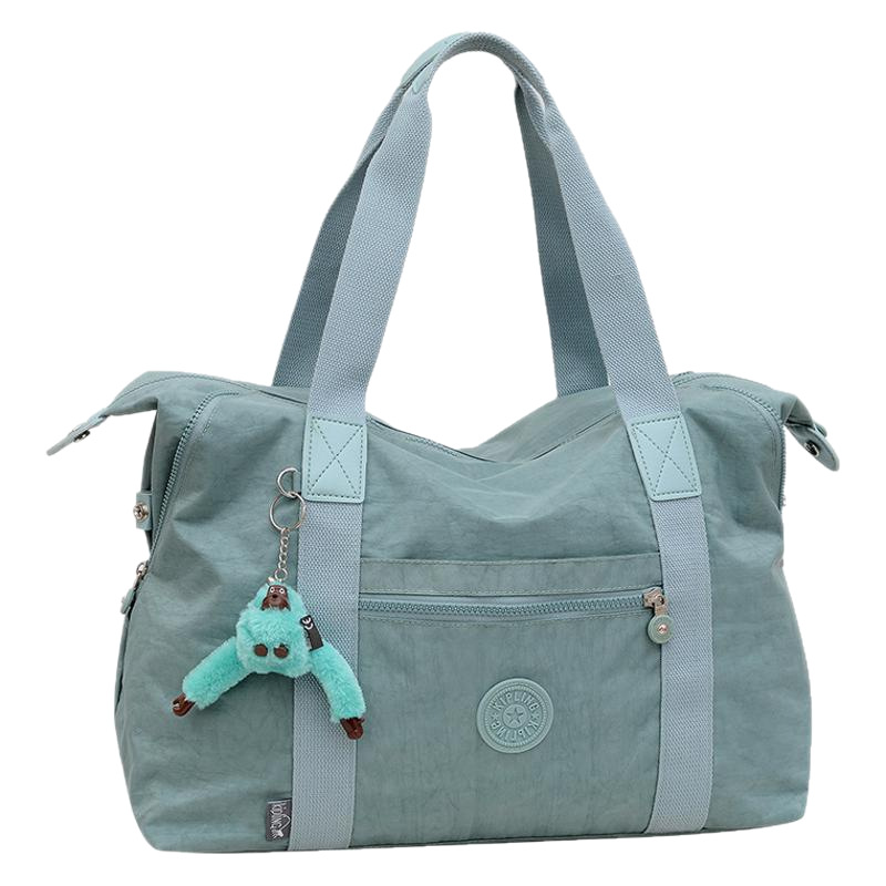 Bolsa de viaje Paño lavado de gran capacidad simple y ligero viaje corto yoga bolsa de fitness bolsa de equipaje colgante de mono