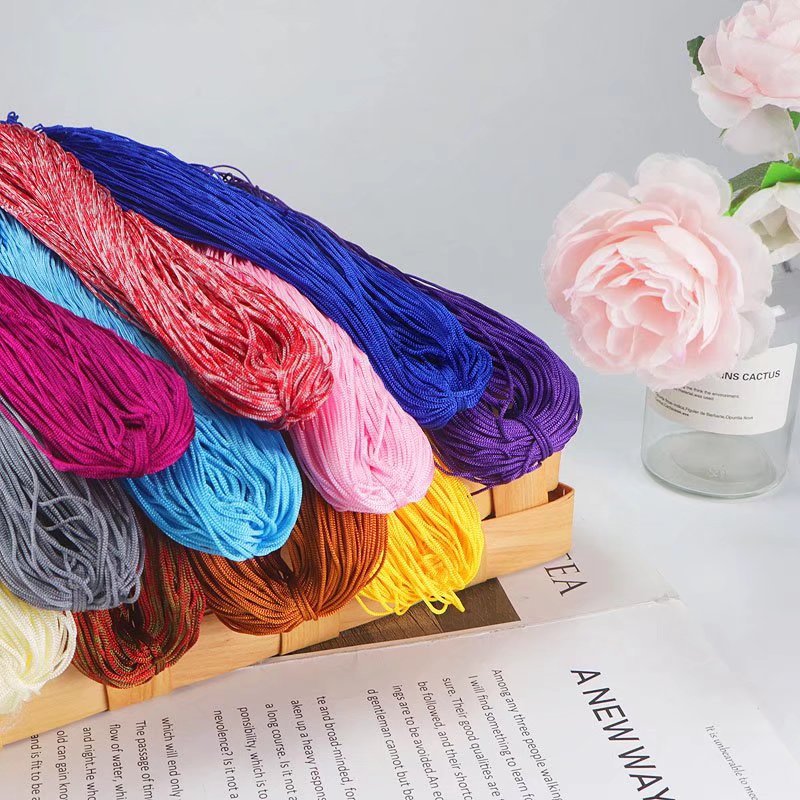 轻体冰丝线空心线手工编织帽子线diy钩包夏凉帽圈圈包毛线