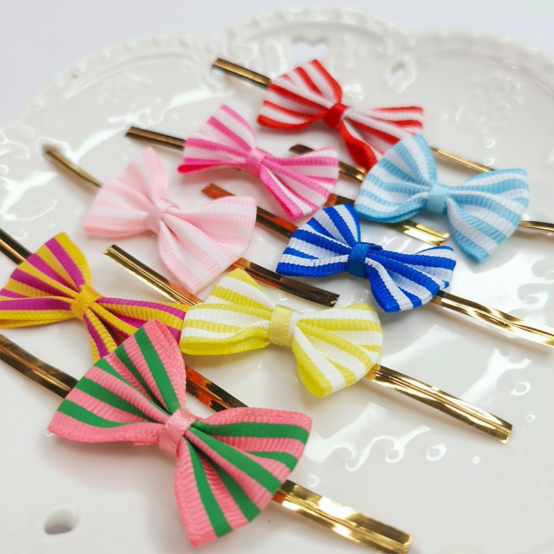 彩色蝴蝶结封口扎丝 烘焙包装 棒棒糖扎丝西点袋扎丝扎线10枚入