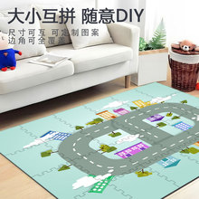 跨境专供 可定制图案加厚环保泡棉拼接垫 儿童房爬行毯 跨境电商