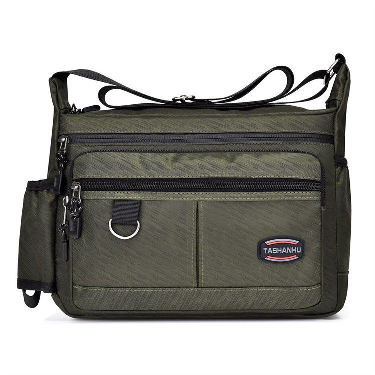 2023 New Men's Bag Korean Oxford Cloth Bag Large Capacity Shoulder Bag Crossbody Bag Business Travel Bag Men's Travel Bag
