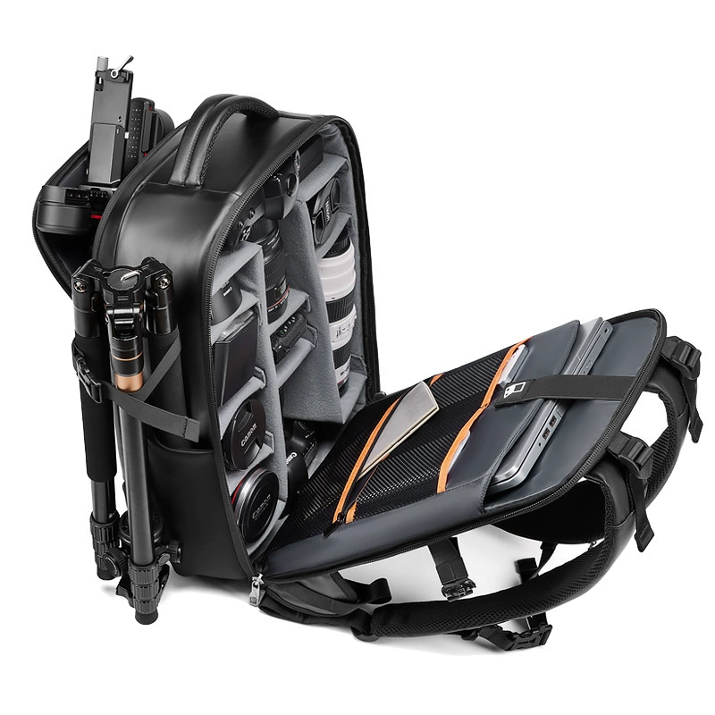 Camera bag, capacious waterproof bag, backpack, professional equipment bag, worn on the shoulder