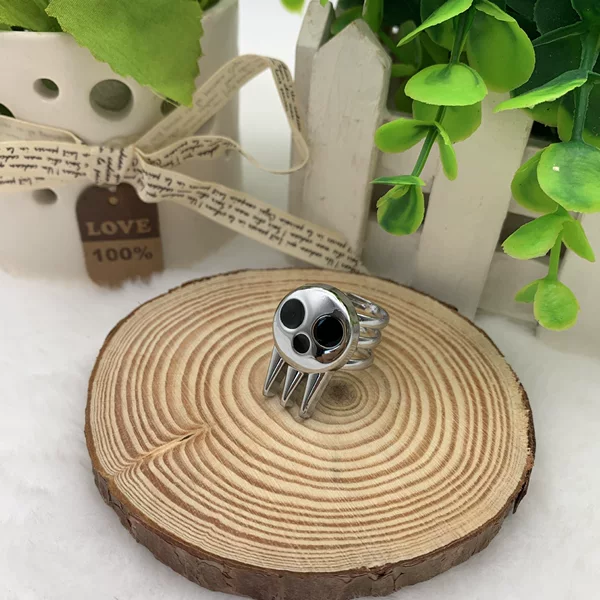 Soul Eater Ring Skull Logo Finger Set Finger Ring Animation Peripheral Jewelry Spot Necklace Factory Price Foreign Trade Hot Sale