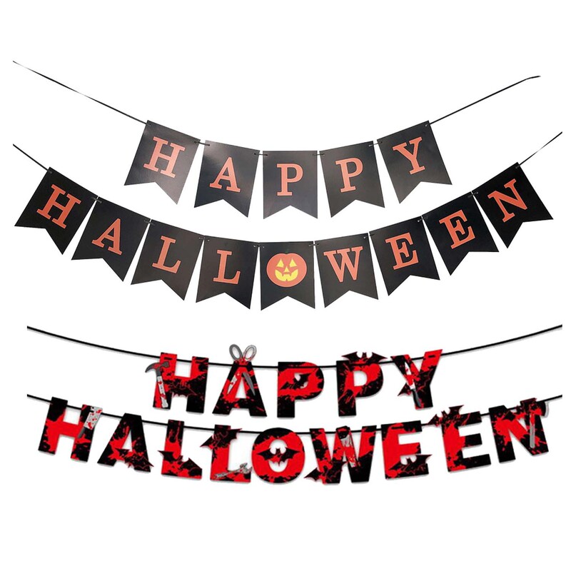 2023 Halloween Letter Banner Happyhalloween Holiday Hanging Flag Wholesale Custom Halloween Skull 2023 Halloween Letter Banner Happyhalloween Holiday Hanging Flag Wholesale Custom Halloween Skull