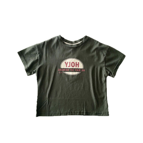 Boys' short-sleeved T-shirt summer  new big children's summer clothing boys' half-sleeved T-shirt pure cotton trendy brand street children's clothing