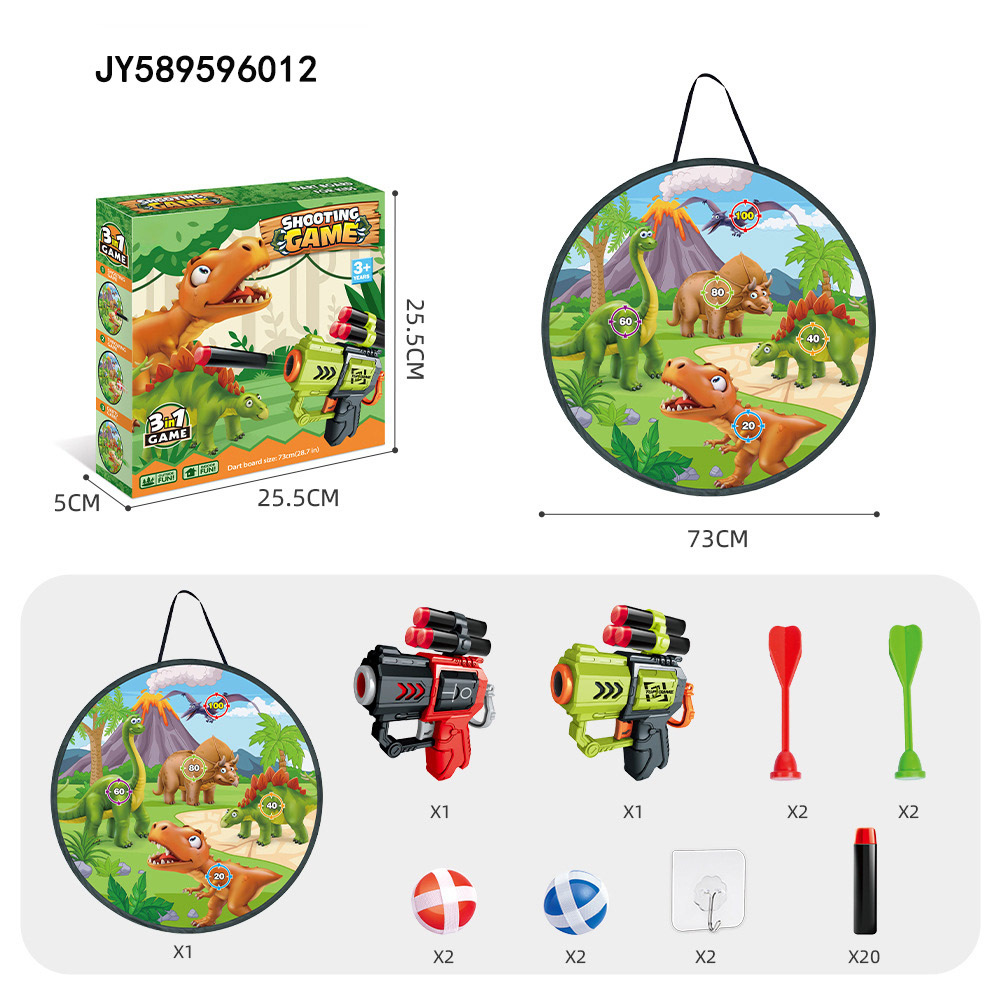 Niños transfronterizos bolas pegajosas dardo disparar objetivos bolsa de arena juguetes para padres e hijos indoor y exterior lanzar set de dardo al por mayor