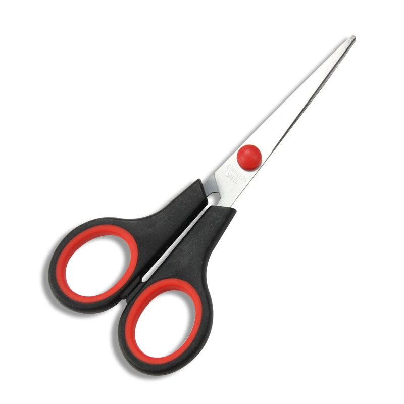 Scissors stainless steel, two-color stationery, wholesale