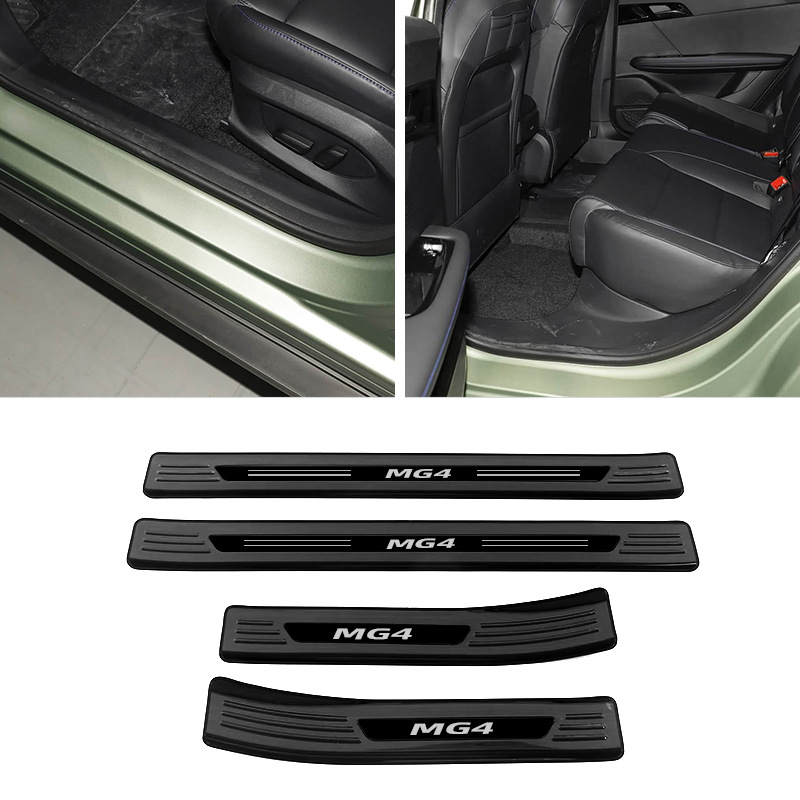 Suitable for 23-25 Mg Mg4 Ev Stainless Steel Door Sill Strips Modified Decorative Strips Welcome Pedal Trunk Rear