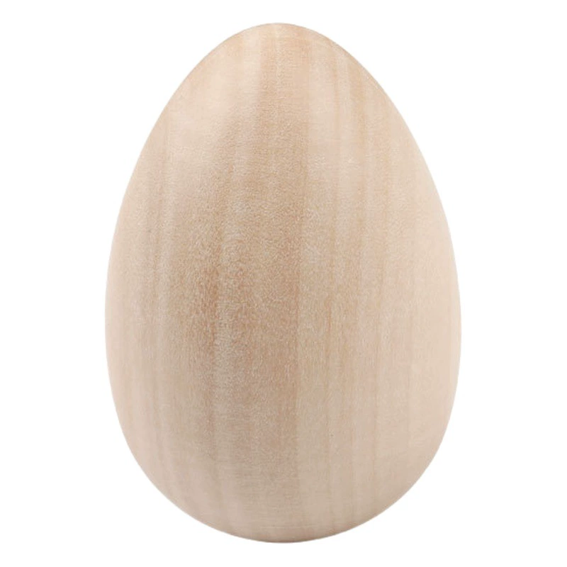 Пасхальный деревянный симулятор яйцо diy детский дом окрашенные игрушки креативные граффити лотос деревянные бусы украшения