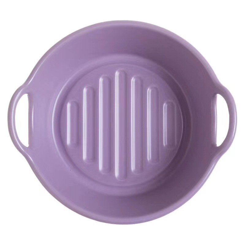 Hogar de doble oído freidora de aire para hornear tazón de cerámica tazón de sopa de alto aspecto dormitorio frutero Internet celebridad Caracol tazón de polvo