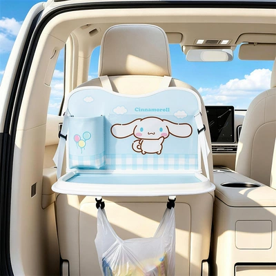 trash bag storage bag, car: Car table board
