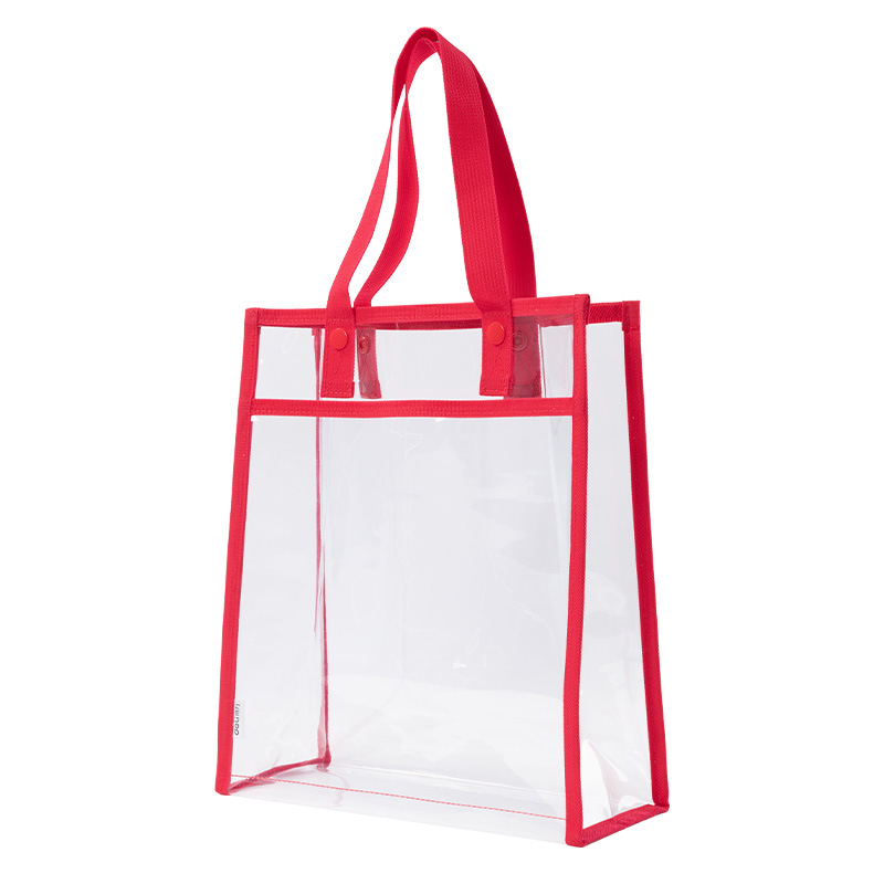 72618b bolsas de documentos transparentes A4 bolsas de bolsillo especiales para exámenes de engrosamiento bolsas de mano bolsas de libros de estudiantes