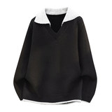 2026秋季杭州四季青现货宽松长袖男式针织衫青少年运动风格透气面，男装针织衫/毛衣，星座614