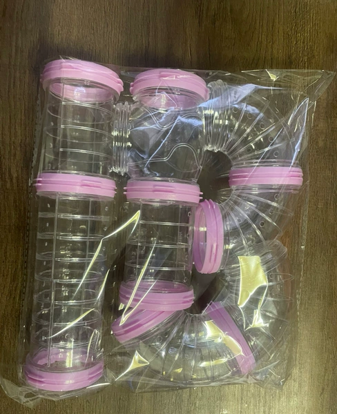 5.5pp material pipe pink leather ring