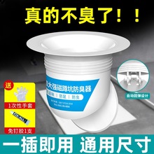 厕所防臭堵臭器便池蹲坑堵孔塞挡板蹲厕反味盖板通用大便器